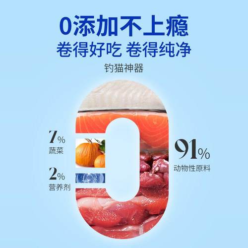 蓝氏猫冻干猫零食鸡肉乳鸽调理肠胃15支甜甜圈猫咪磨牙棒冻干猫粮 - 图1
