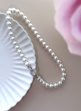 冷光澳白珍珠项链joie首饰大点位