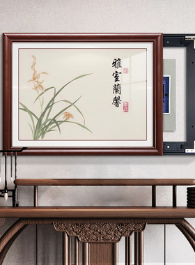 新旭东电表箱装饰画新中式是