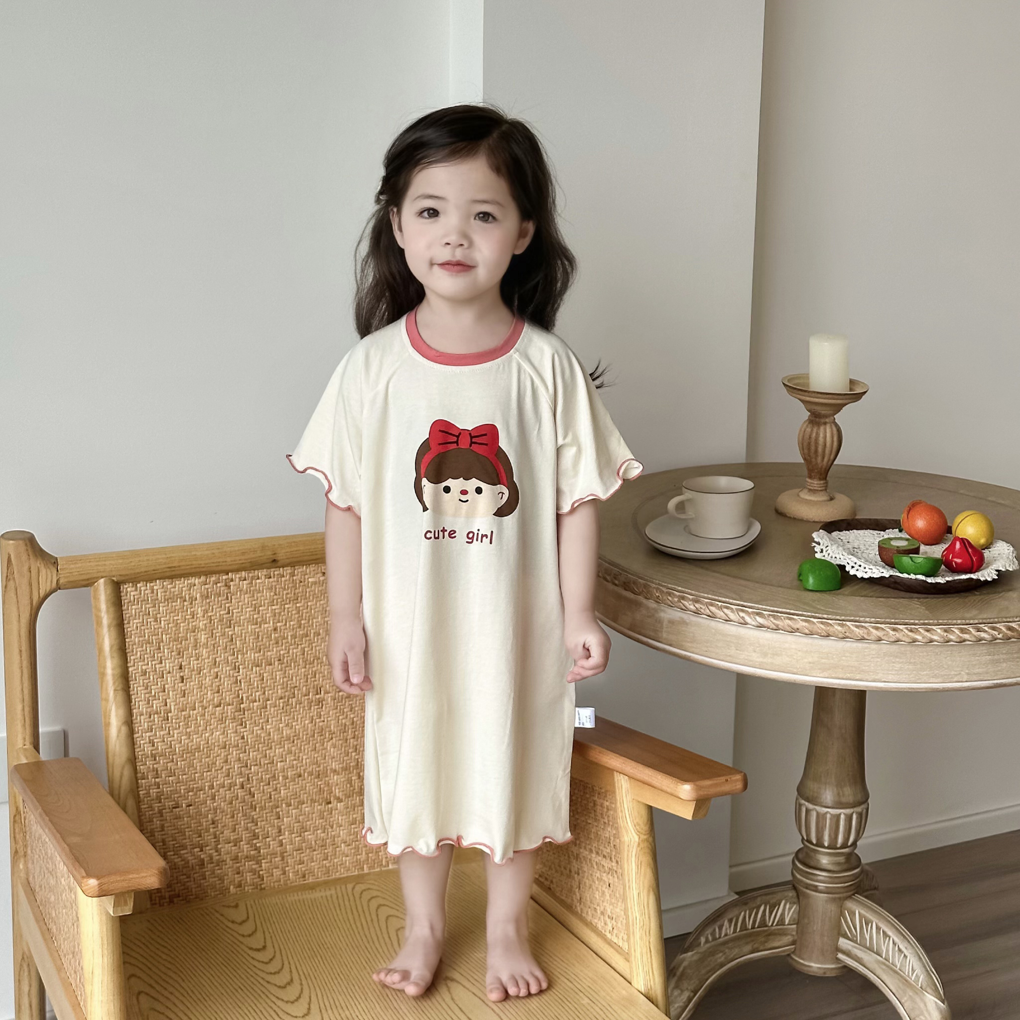 女童睡裙夏款纯棉儿童睡衣裙夏季薄款2025新款公主风女宝宝春夏天,淘宝优惠券,粉丝福利购,淘宝优惠卷