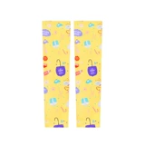 Детский солнцезащитный крем, дорожные шелковые нарукавники подходит для мужчин и женщин, мультяшный милый тонкий защитный рукав, УФ-защита