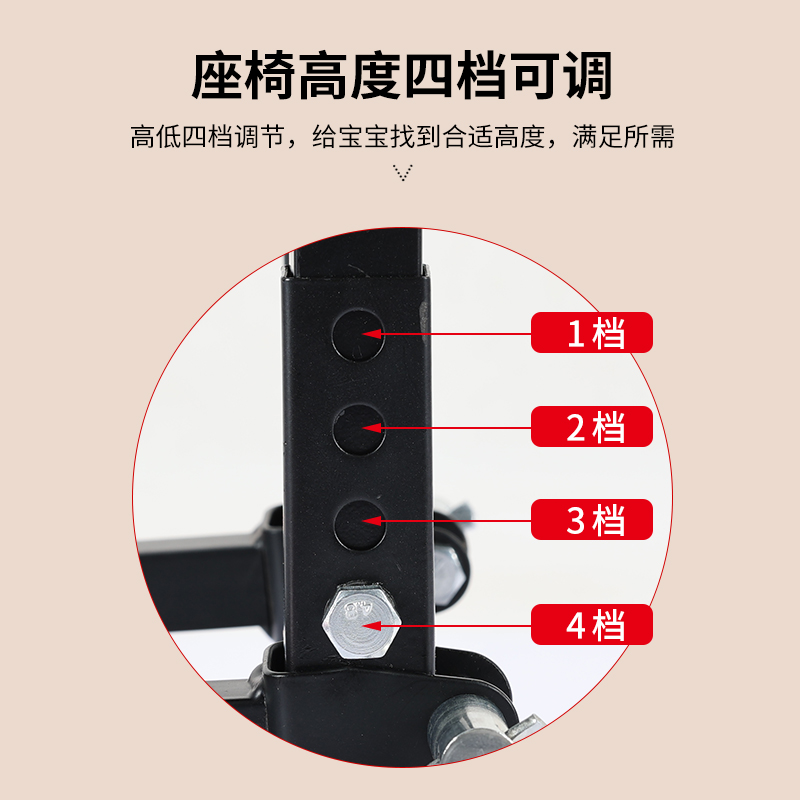 宝宝电瓶车踏板简易固定雅迪专用儿童座椅电动车安全座椅前置坐凳 - 图0