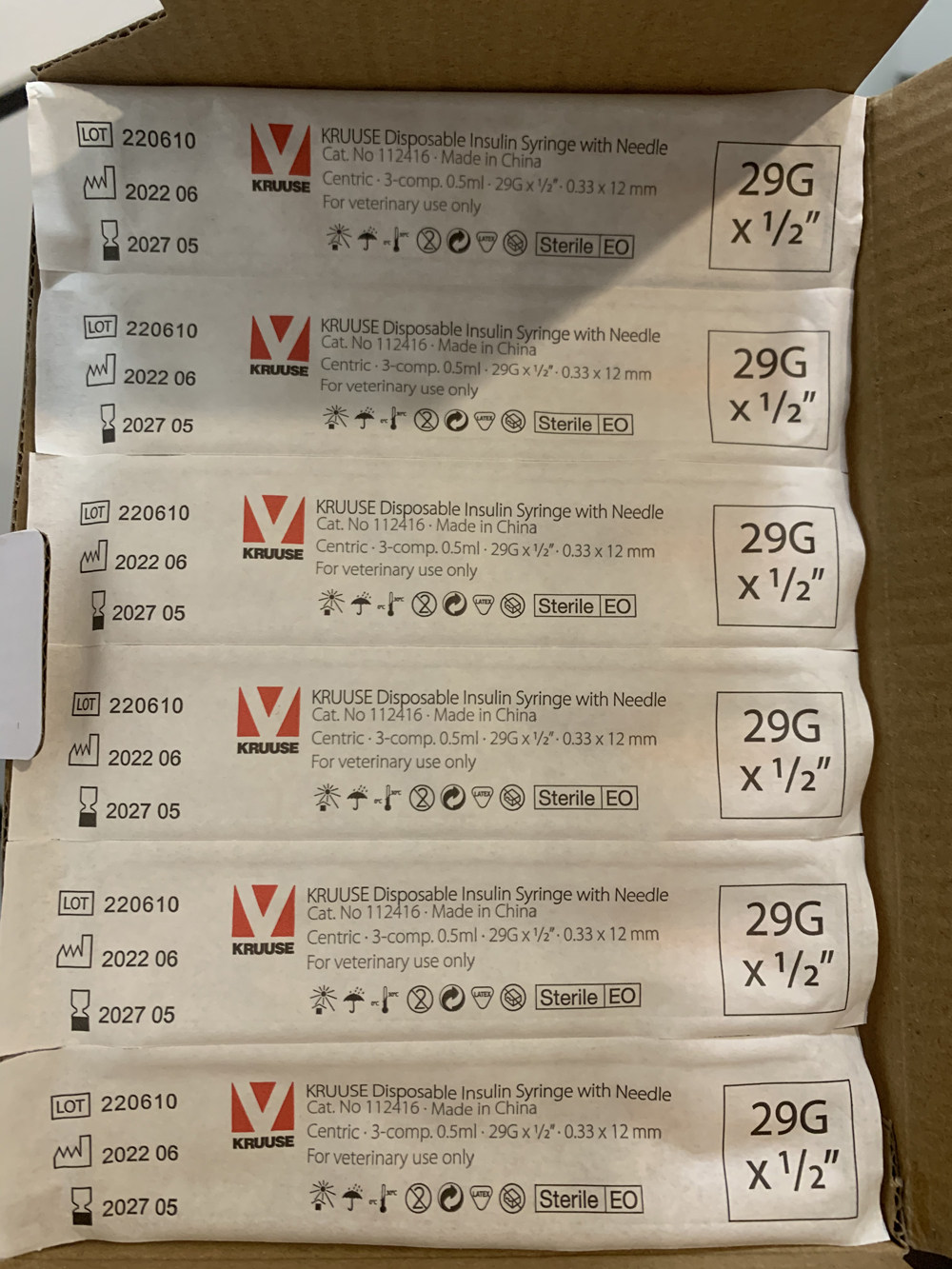 古氏胰岛素注射器29G丹麦进口0.5ml一次性兽用50U微量注射器宠物,淘宝优惠券,粉丝福利购,淘宝优惠卷