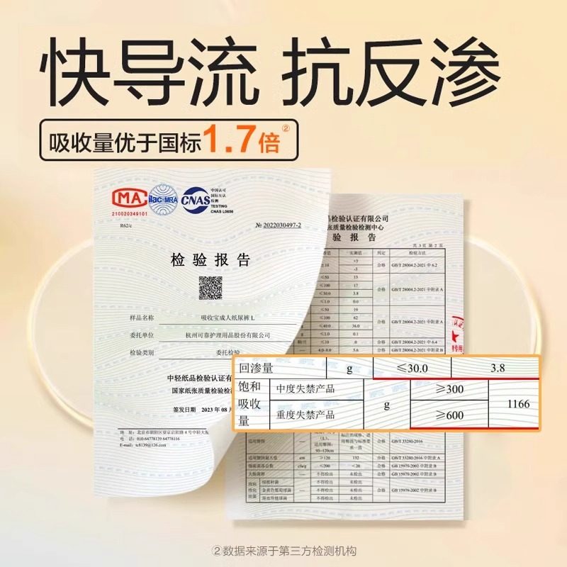 可靠吸收宝成人纸尿裤老人用尿不湿男女孕产妇纸尿垫尿片箱装80片,淘宝优惠券,粉丝福利购,淘宝优惠卷