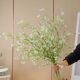 Wedding background simulated snow willow tree high texture decoration