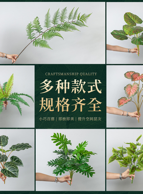【抖音爆款】小型仿真绿植配材