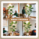 Simulated green plant pot decoration