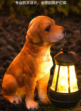 小红书爆款庭院太阳能灯动物灯