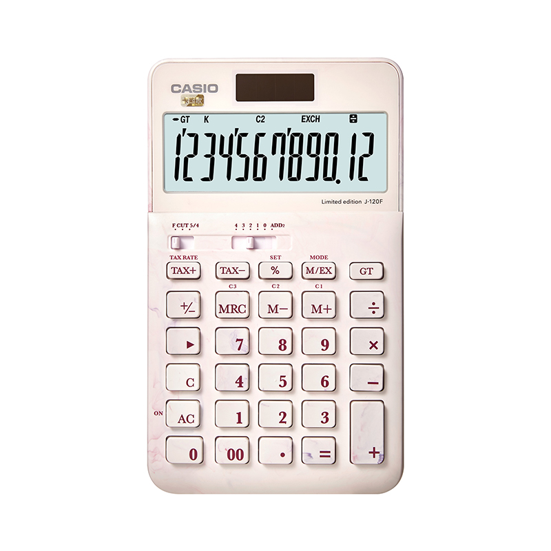 casio 卡西欧日常商务白领办公计算器大学生时尚可爱送礼推荐J-120F
