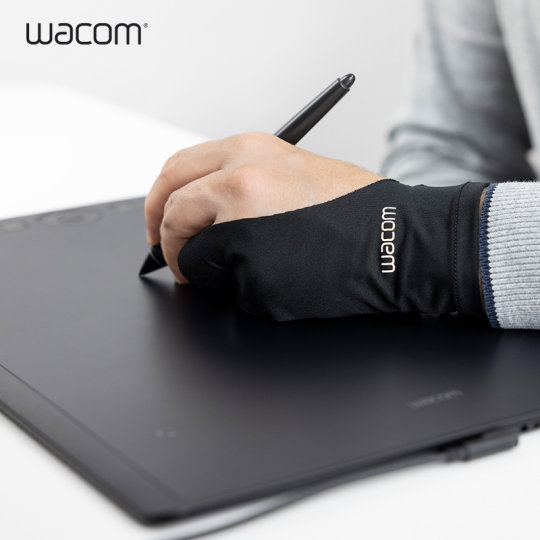 Wacom tablet digital screen drawing gloves original standard finger sleeves professional drawing tools two-finger gloves
