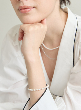 施家珍珠高亮小灯泡珍珠手链