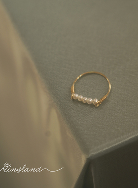 清野集【白茶】原创简约天然珍珠