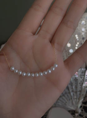 清野集【微笑】项链ins风14K包金