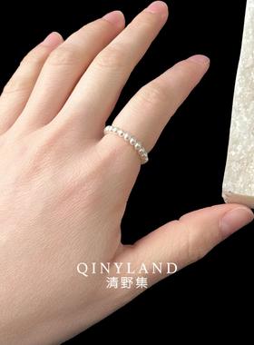 设计师款珍珠花冠戒指环