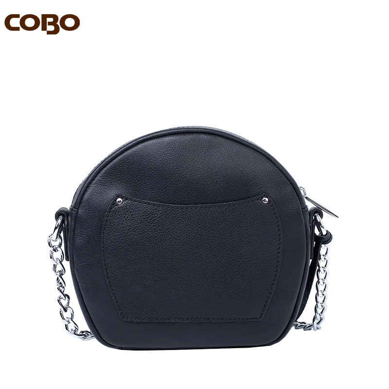 cobo /羚羊手工编织头层牛皮斜挎包 COBO女士包袋