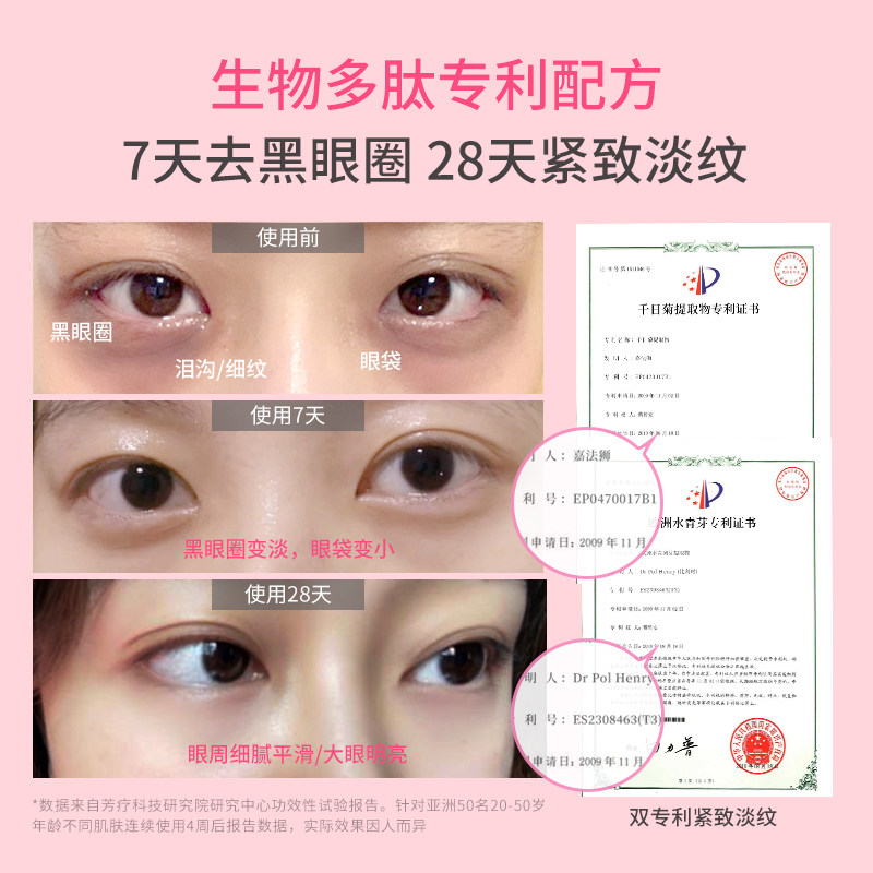 遇见香芬肌肽早晚淡化细纹神器眼霜 遇见香芬化妆品眼霜