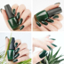 OPI Nail Ba Lan Màu xanh đậm đậm F04 Màu xanh lá cây Màu xanh lá cây nhỏ Quái vật móng chân trắng Phụ nữ kéo dài miễn phí rang không khử màu - Sơn móng tay / Móng tay và móng chân nail màu đen Sơn móng tay / Móng tay và móng chân