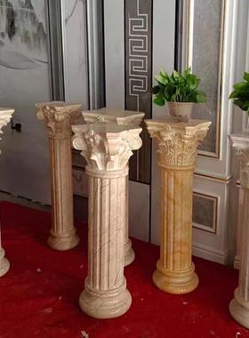 欧式罗马柱别墅庭院家居展示摆件