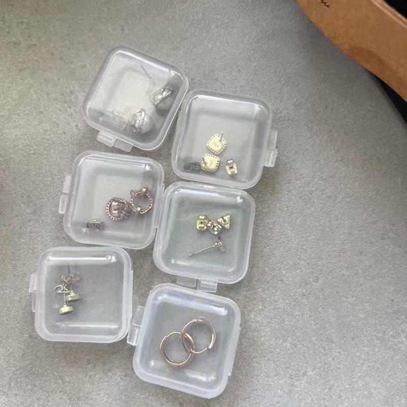 防氧化透明大容量首饰盒 桌面耳环耳钉戒指整理盒 防尘手提饰品盒,淘宝优惠券,粉丝福利购,淘宝优惠卷
