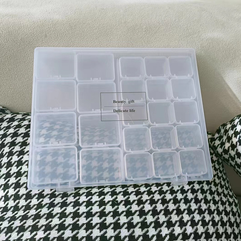 耳钉耳饰耳夹收纳盒项链脚链防尘防氧化盒手工DIY串珠米珠分装盒,淘宝优惠券,粉丝福利购,淘宝优惠卷