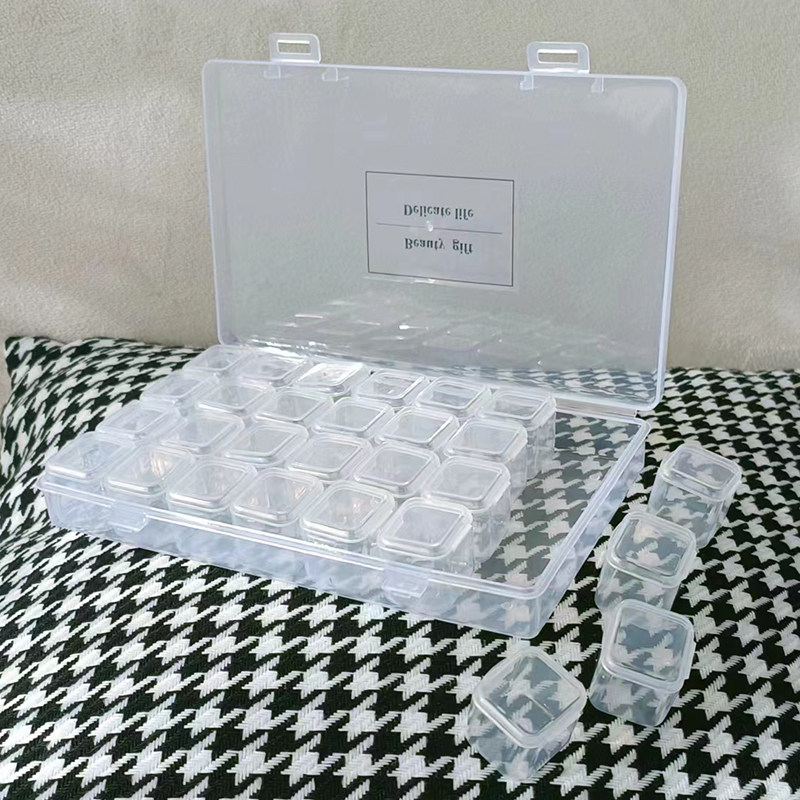 耳钉耳饰耳夹收纳盒项链脚链防尘防氧化盒手工DIY串珠米珠分装盒,淘宝优惠券,粉丝福利购,淘宝优惠卷