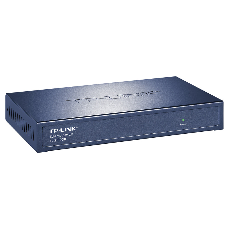 TP-LINK TL-ST1008F 8口万兆交换机SFP+全光口10G/2.5G/1Gb高速光纤网络模块钢壳静音无风扇免配置分流分线器 - 图3