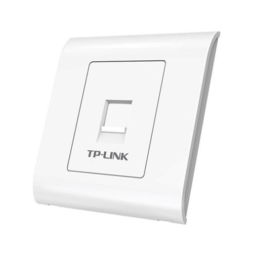 普联TP-LINK TL-EF5e01超五类非屏蔽信息面板CAT5e标准86型免打线工具单口模块网络综合布线工程高速稳定阻燃 - 图0