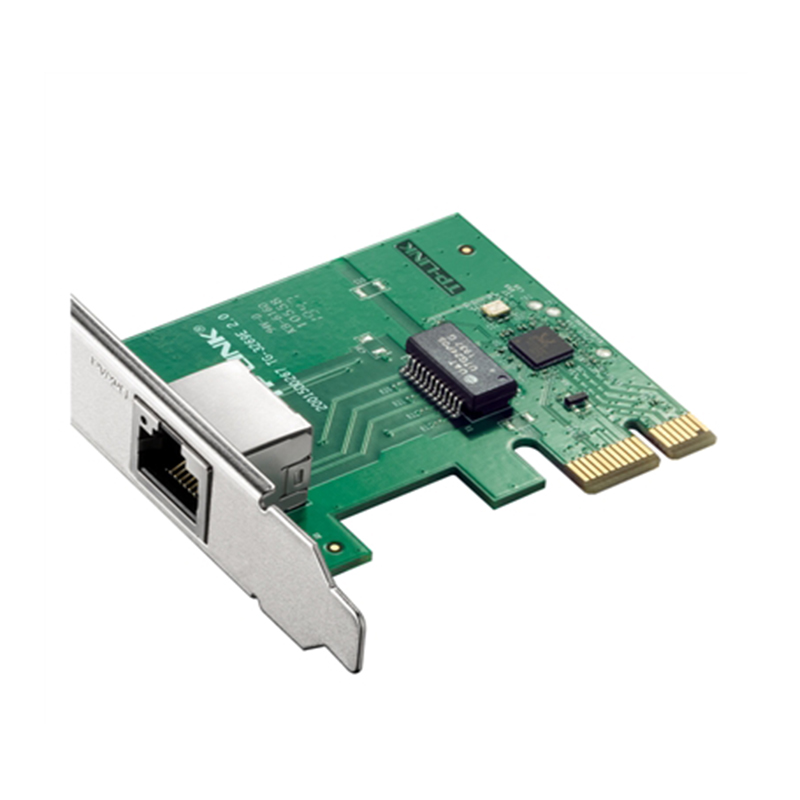 TP-LINK TG-3269E 全千兆有线PCI-E网卡台式机RJ45网络接口转换器10/100/1000Mbps自适应PCI Express接口内置 - 图1