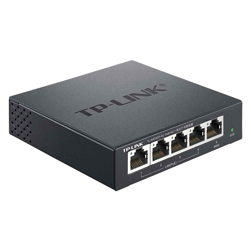 TP-LINK TL-R470GP-AC 全千兆5口有线路由器模块4口PoE供电AP管理AC一体式家用组网弱电箱网络分线器小型迷你 - 图3