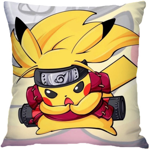 皮卡丘抱枕定制卡通动漫周边靠枕儿童二次元定制靠垫枕头生日礼物 - 图1