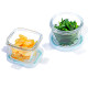 High borosilicate glass pickle bowl for office workers to bring rice