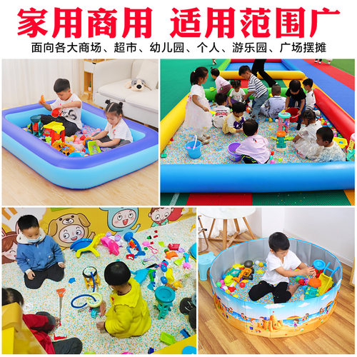 儿童沙子玩具沙决明子室内仿瓷沙沙池小孩宝宝在家里玩的陶瓷沙土 - 图3
