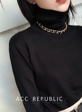 合金女欧美个性简约颈链