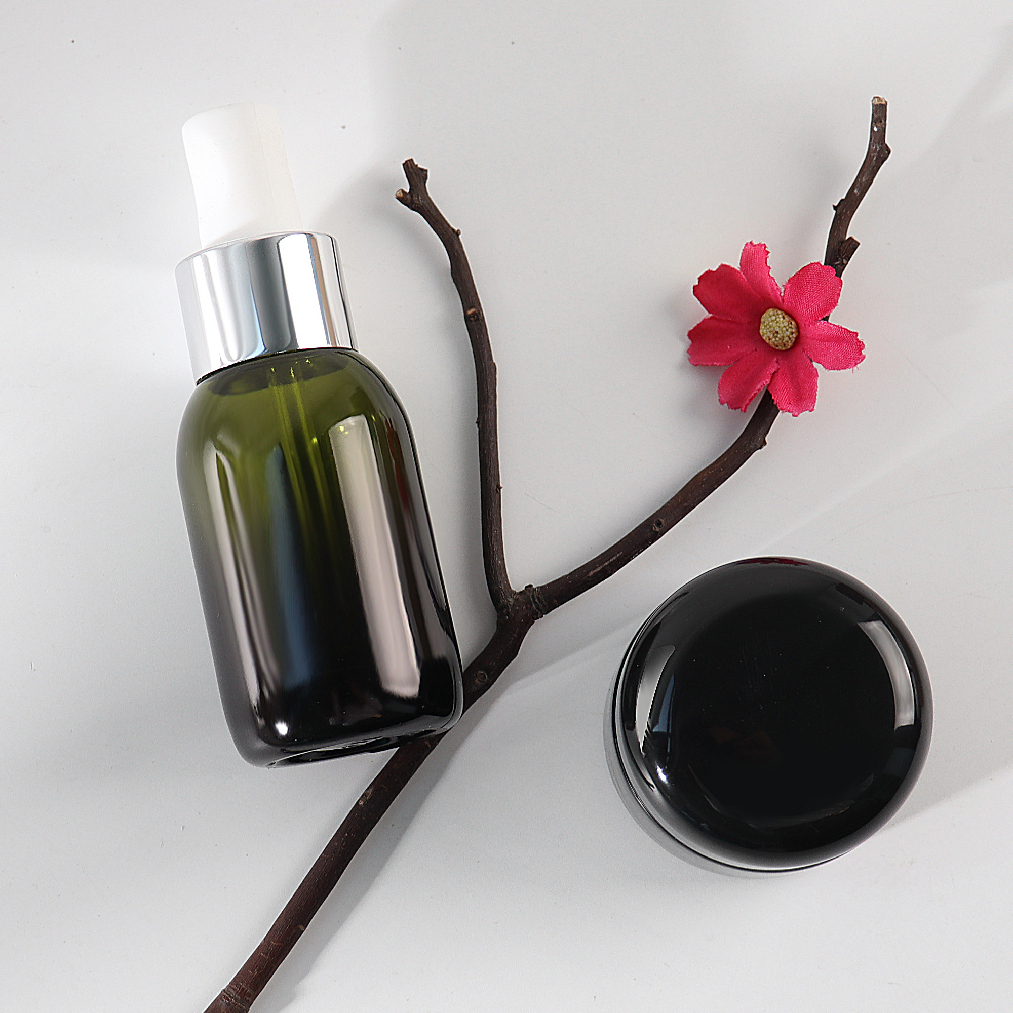 HOPECK大牌同款避光白瓷玻璃瓶精华面霜眼霜乳液粉底液分装膏霜瓶,淘宝优惠券,粉丝福利购,淘宝优惠卷