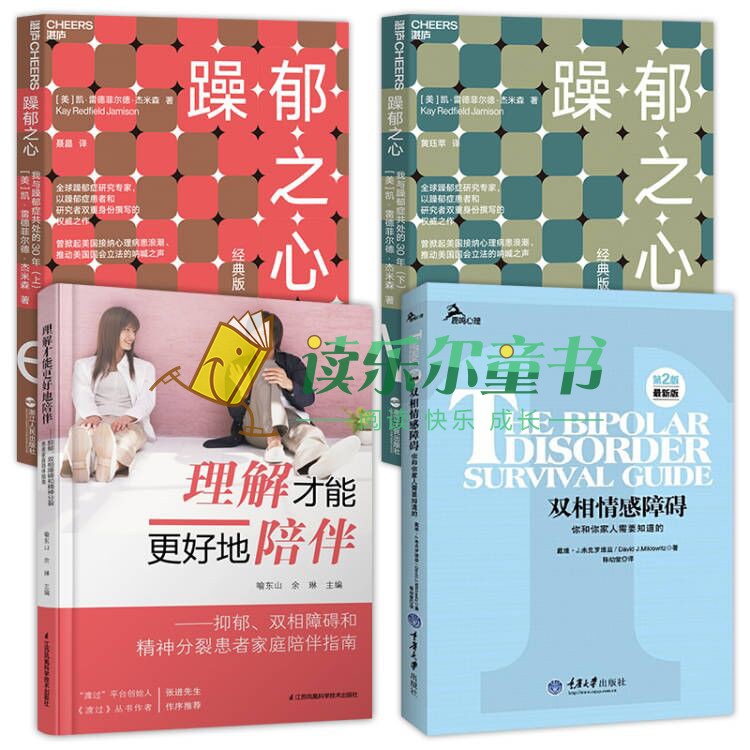 双相情感障碍你和你家人需要知道的+理解才能更好地陪伴抑郁双相障碍和精神分裂患者家庭陪伴指南+躁郁之心我与躁郁症共处的30年书-图0