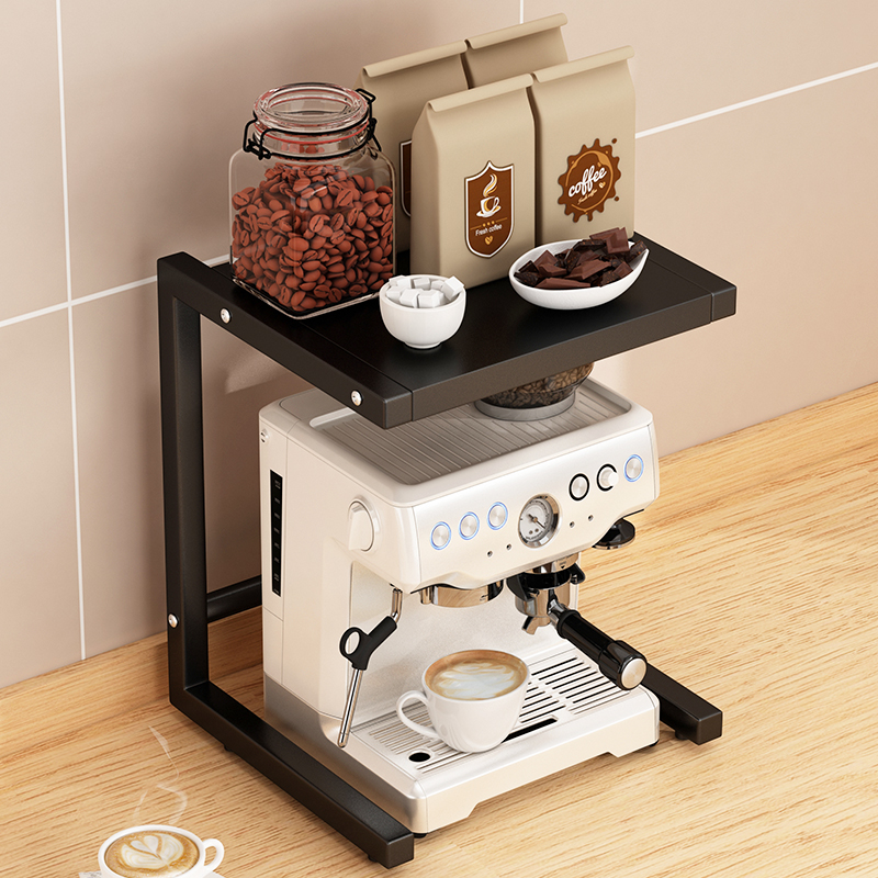 放空气炸锅置物架厨房台面多功能家用电饭煲收纳架子分层电器储物 - 图2