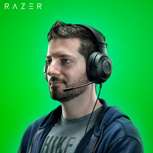 Razer/雷蛇 北海巨妖标准版X头戴式耳机7.1声道电竞游戏电脑耳麦 - 图1