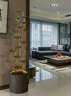 喷泉艺术风招财高档乔迁新居礼品