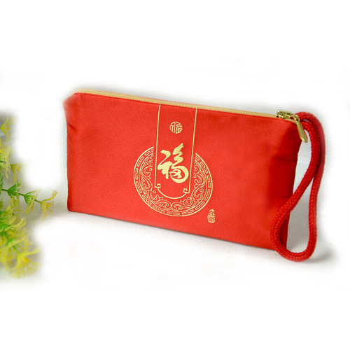 刺绣手拿包红包零钱收纳硬币包手机包福字创意礼品礼物新年中国风