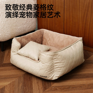 Touchdog它它狗窝四季通用可拆洗猫窝沙发方窝大中小型犬宠物睡窝