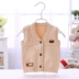 Áo vest bé gái mùa xuân và mùa thu bé trai phiên bản Hàn Quốc của áo vest cotton Quần áo trẻ sơ sinh vest bé gái mùa xuân - Áo ghi lê Áo ghi lê