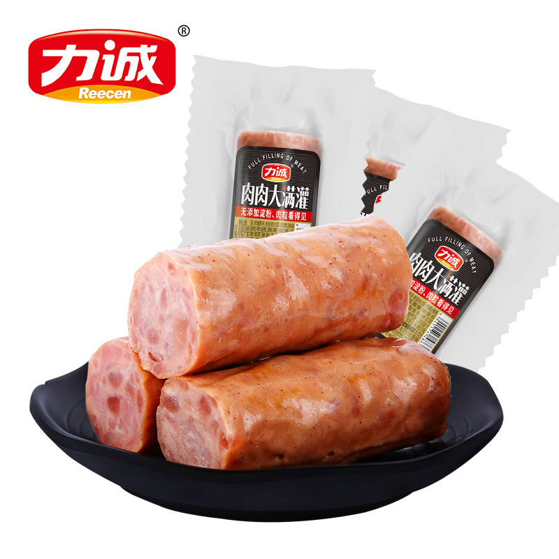 力诚肉肉大满贯480g无淀粉添加即食 力诚食品猪肉类