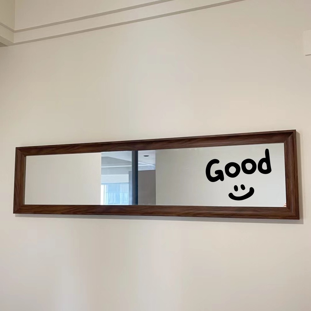 smile be happy good 笑脸治愈系图案创意镜子玻璃门装饰贴纸,淘宝优惠券,粉丝福利购,淘宝优惠卷