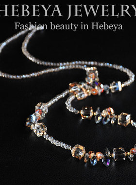 【清货价！】水晶夸张长款项链