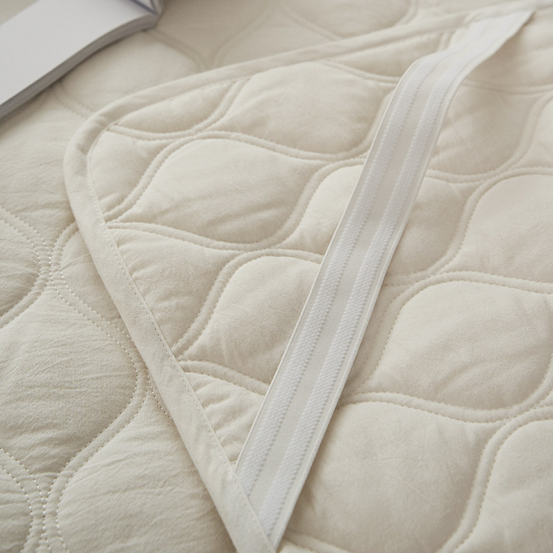 正反全棉席梦思夹棉保护床垫床护垫 四季款绑带纯棉防滑薄床褥子,淘宝优惠券,粉丝福利购,淘宝优惠卷