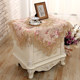 European pastoral fabric bedside table lace