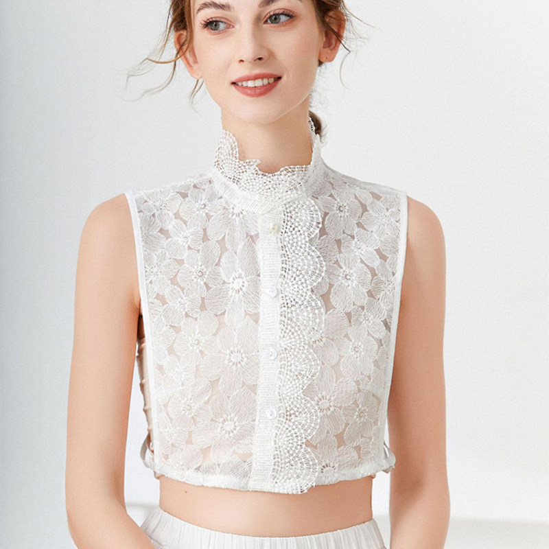 精致蕾丝花边百搭假领子女配毛衣秋冬时尚衬衫立领打底装饰假衣领,淘宝优惠券,粉丝福利购,淘宝优惠卷