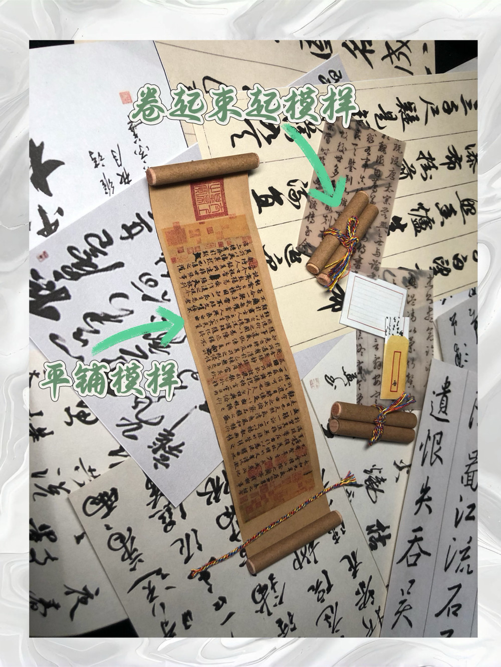 古代挂画微缩模型BJD ob11 Blythe兵人古风卷轴迷你卷轴挂轴书法,淘宝优惠券,粉丝福利购,淘宝优惠卷