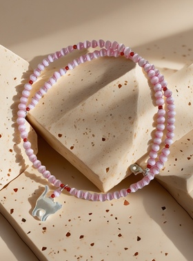 现货白蝶贝原创全新猫眼石甜美