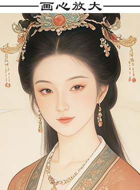 东北五大仙家黄鼠狼真身像挂画黄大仙画像装饰画黄家娘娘卷轴画